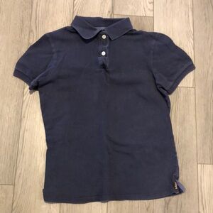 Polo Shirt Girls Large Hollister Shirt in good used condition